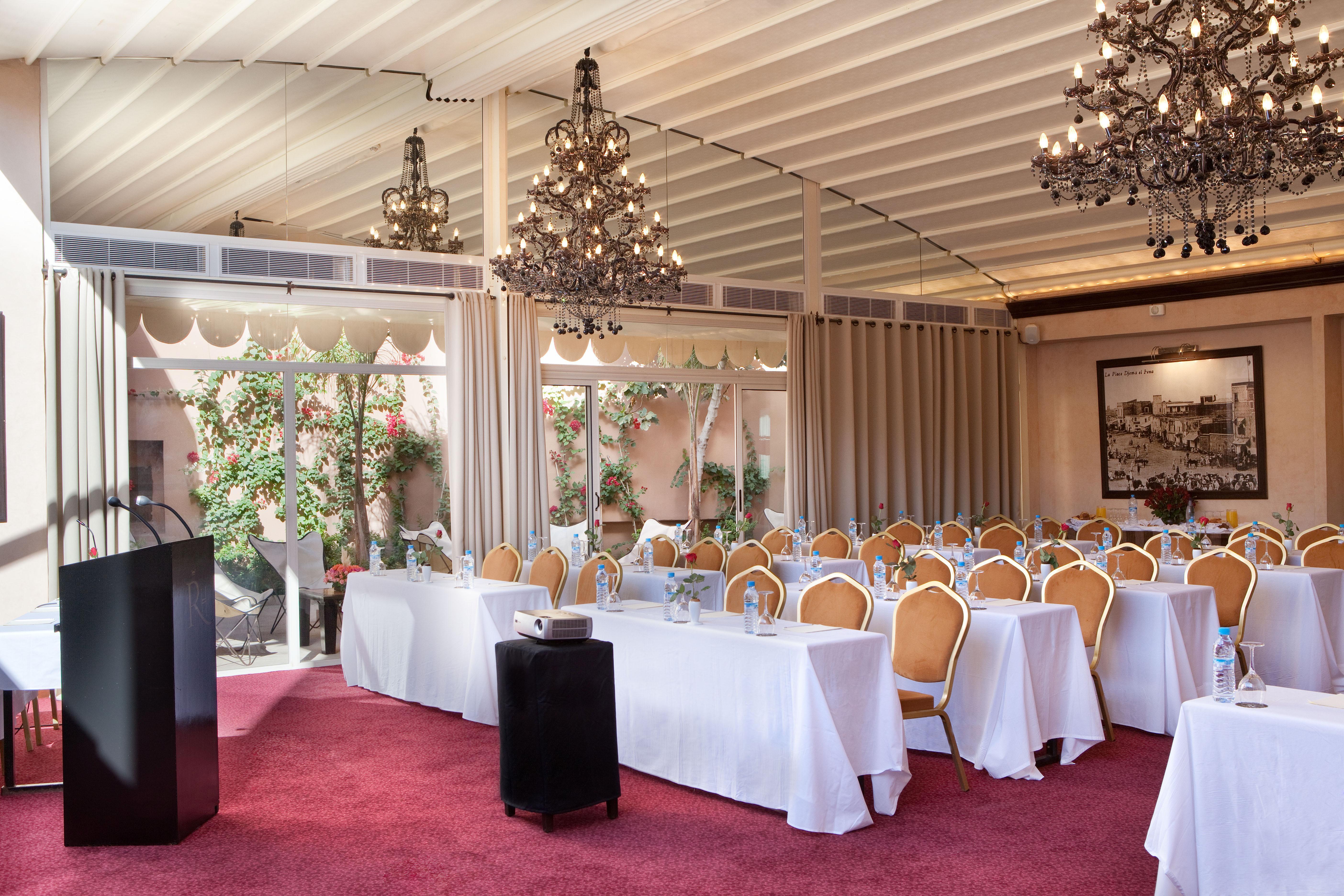 Les Jardins De La Koutoubia Hotel Marrakesh Eksteriør billede The meeting room