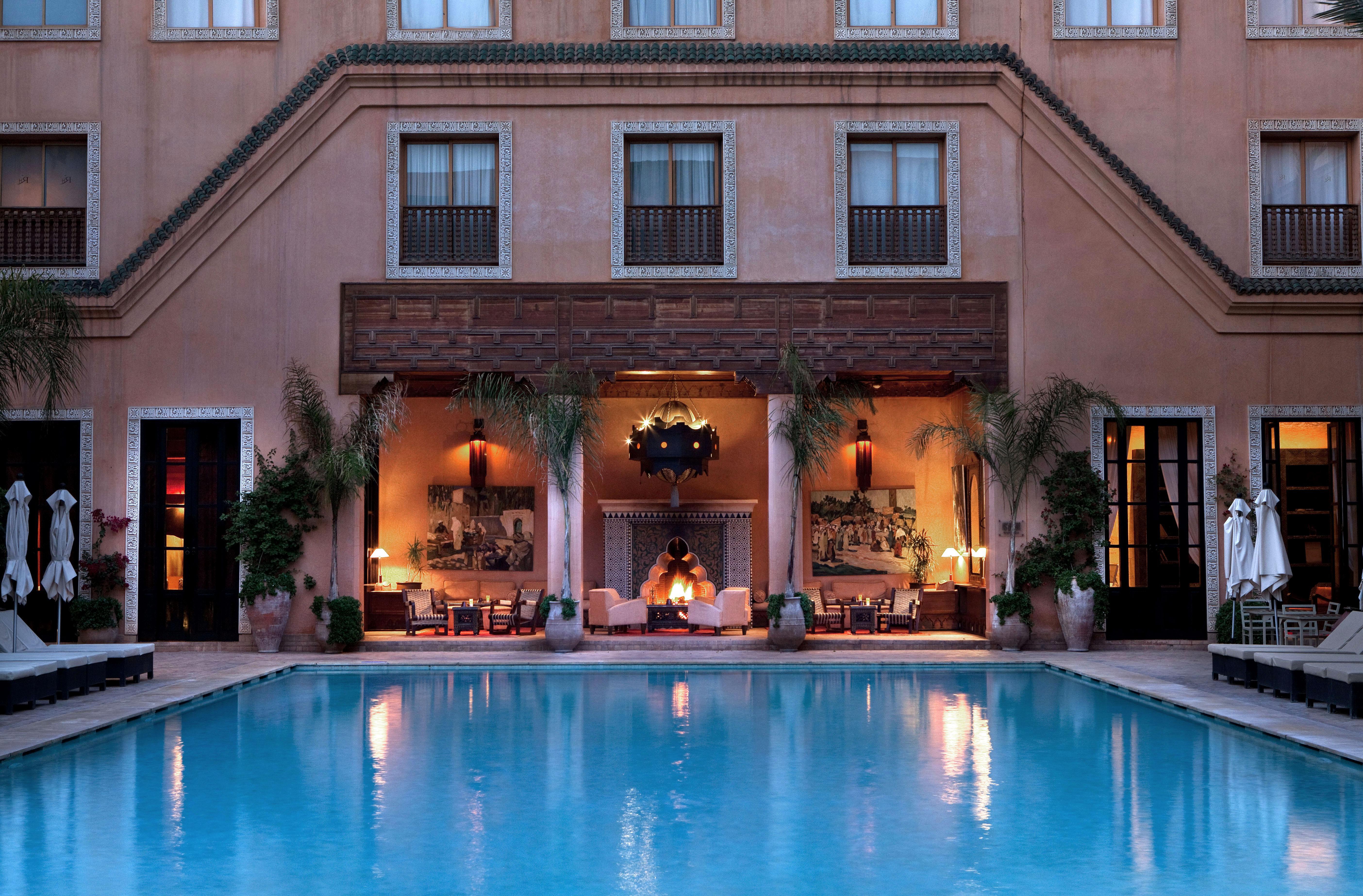 Les Jardins De La Koutoubia Hotel Marrakesh Eksteriør billede The pool at the Four Seasons Hotel in Marrakech