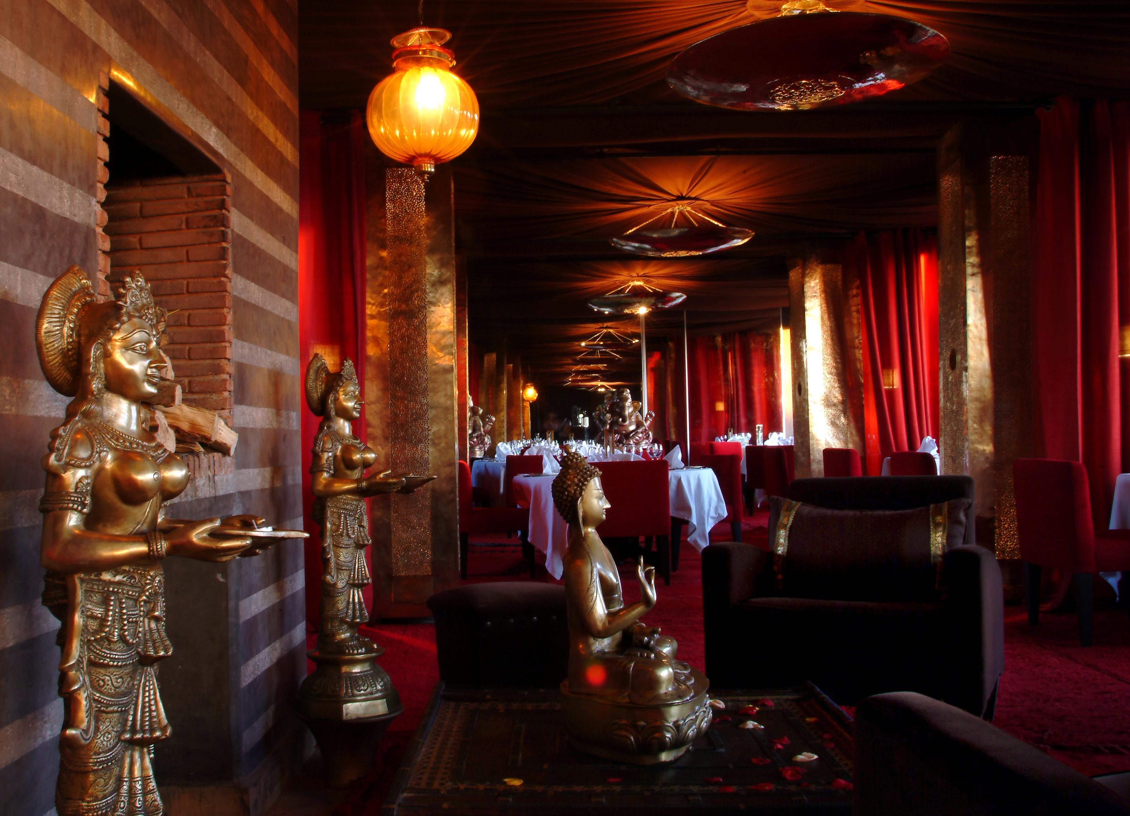 Les Jardins De La Koutoubia Hotel Marrakesh Eksteriør billede The interior of the restaurant