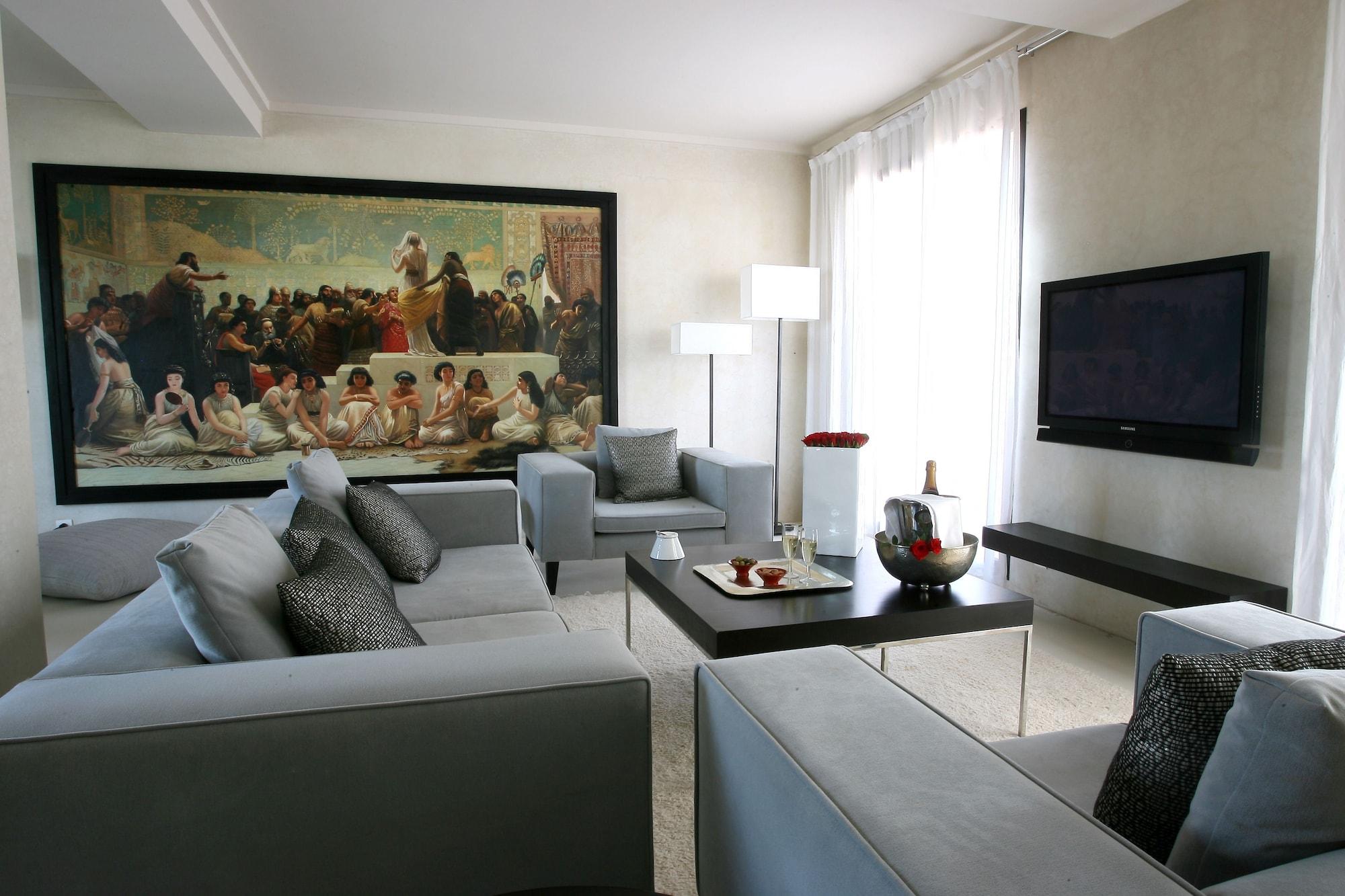 Les Jardins De La Koutoubia Hotel Marrakesh Værelse billede A living room