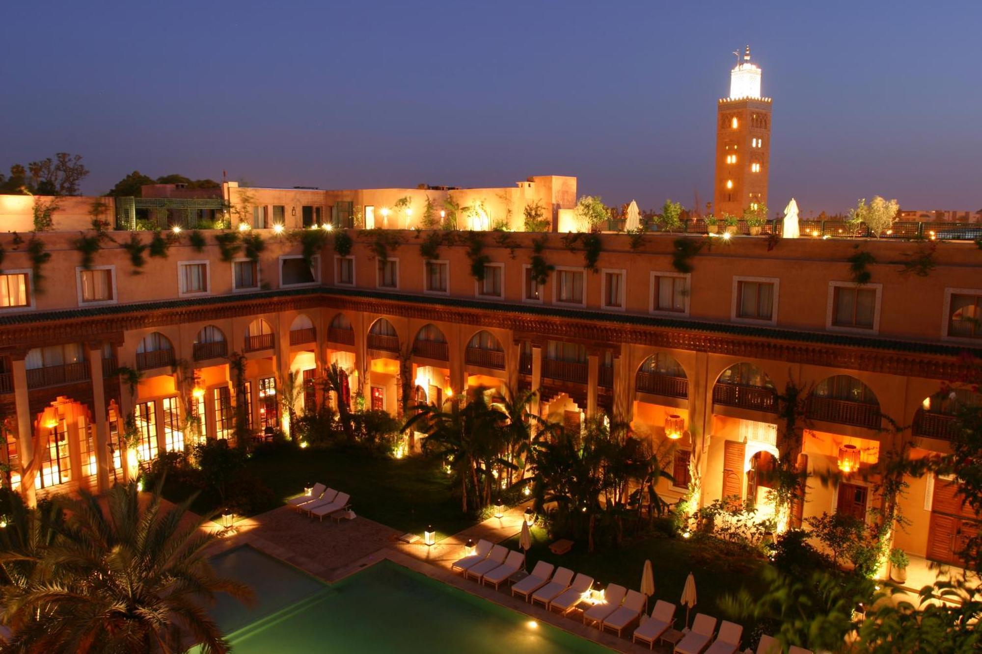 Les Jardins De La Koutoubia Hotel Marrakesh Eksteriør billede The hotel's courtyard