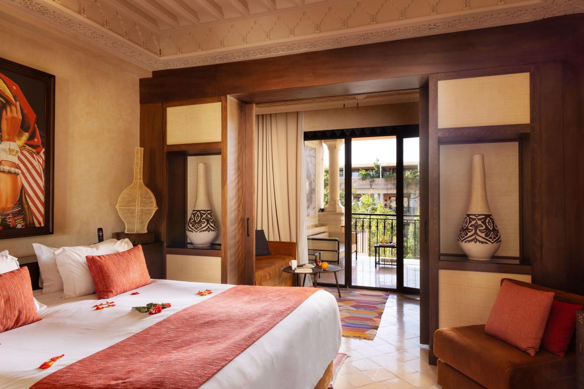 Les Jardins De La Koutoubia Hotel Marrakesh Eksteriør billede A room at the hotel